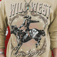 WILD WEST Rodeo Cowboy Graphic Sweatshirt