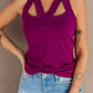 Caged Hollow-out Tank Top