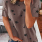 Star Print Crew Neck T-shirt