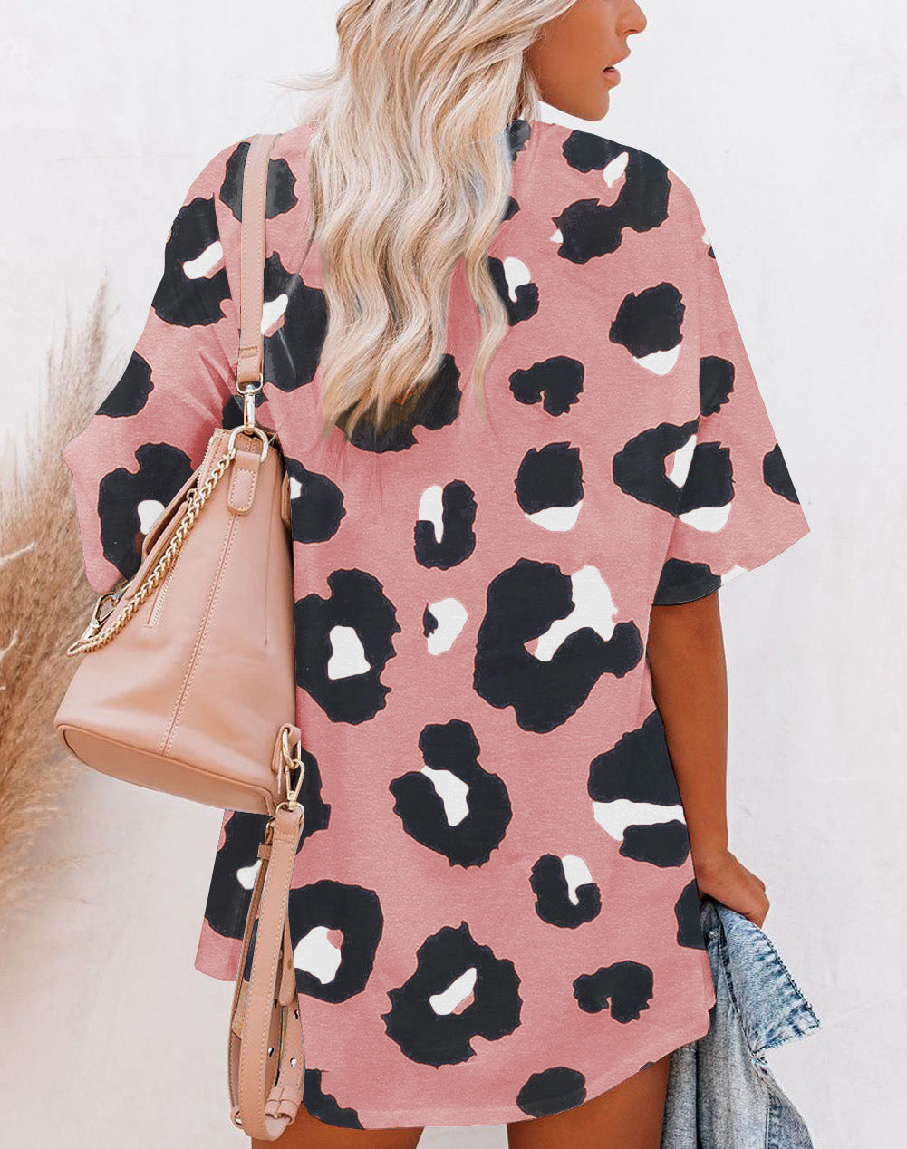 Boyfriend Leopard Print Loose T Shirt