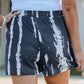 Tie Dye Drawstring Casual Shorts