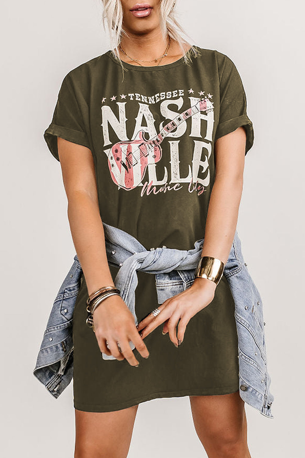 Nashville Music Festival Trending T-Shirt Dress