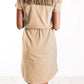 Pocketed Drawstring Waist Mini Dress