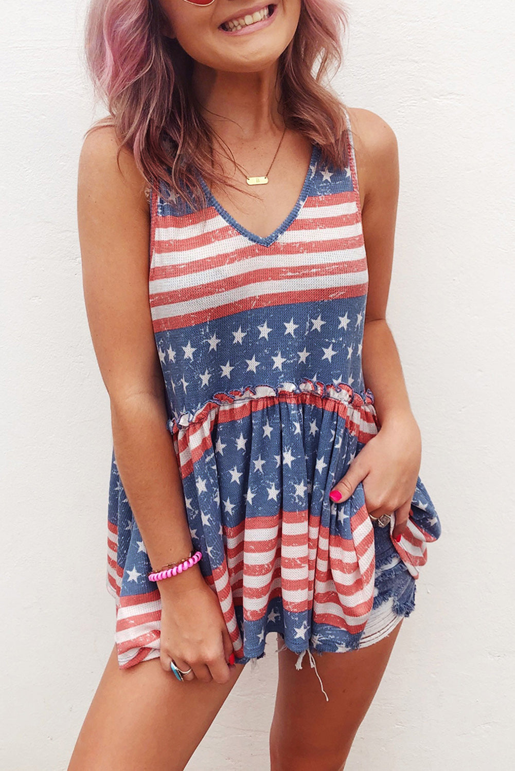 National Flag Flowy Tank