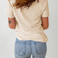 Khaki Christmas Plaid Leopard Tree Graphic Tee