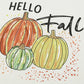 Letter Pumpkin Print Sweatshirt