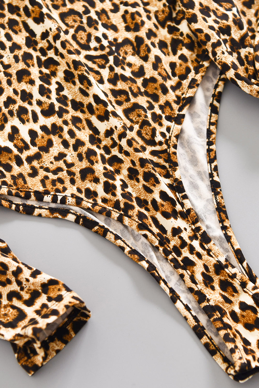 Print Mock Neck Long Sleeves Bodysuit