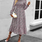 Autumn and winter long-sleeved casual vacation dress