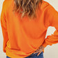 Plain Crew Neck Pullover Sweatshirt