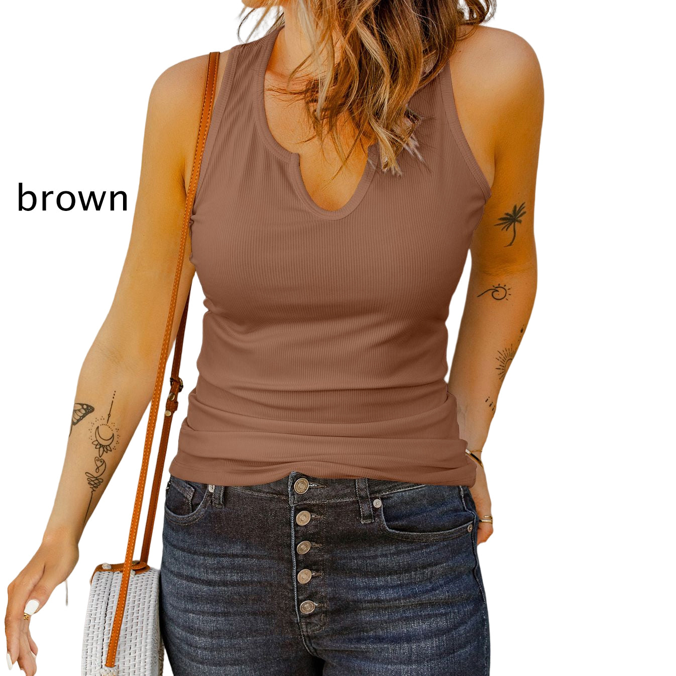 Solid Color Slim Tank Top