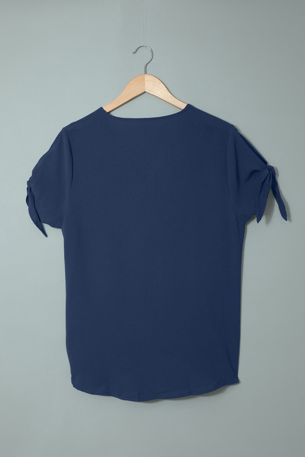 Blue Charismatic Drape Blouse