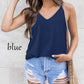 Solid Spaghetti Strap Tank Top
