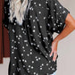 Stars Print Cuffed Sleeves Shirt