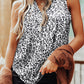 Leopard V Neck Tank Top