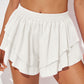 Ruffle Tiered Skirt Overlay Shorts