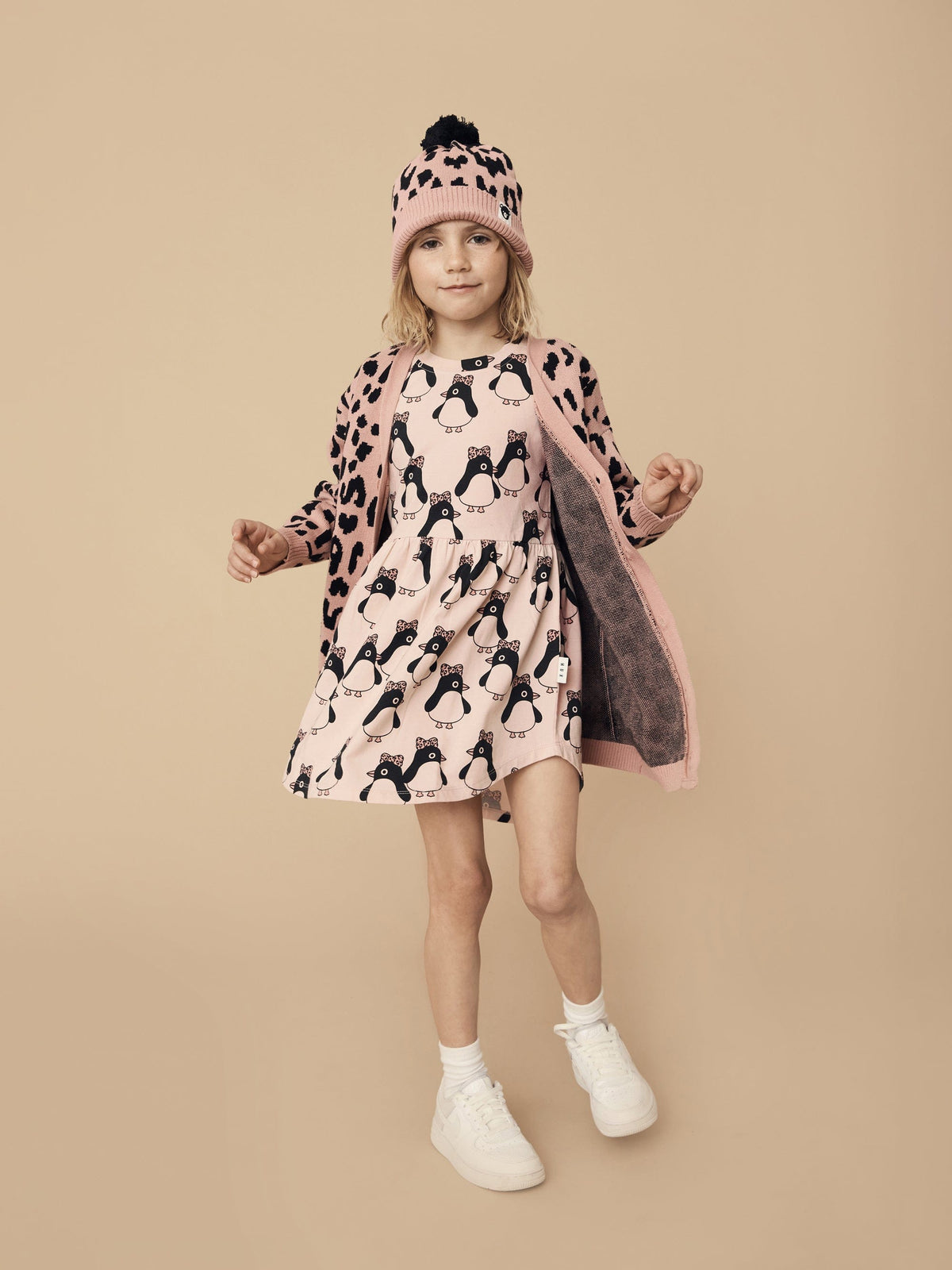 FLORAL BUNNIES FRILL DRESS