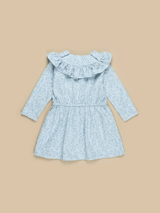FLORAL BUNNIES SWIRL DRESS