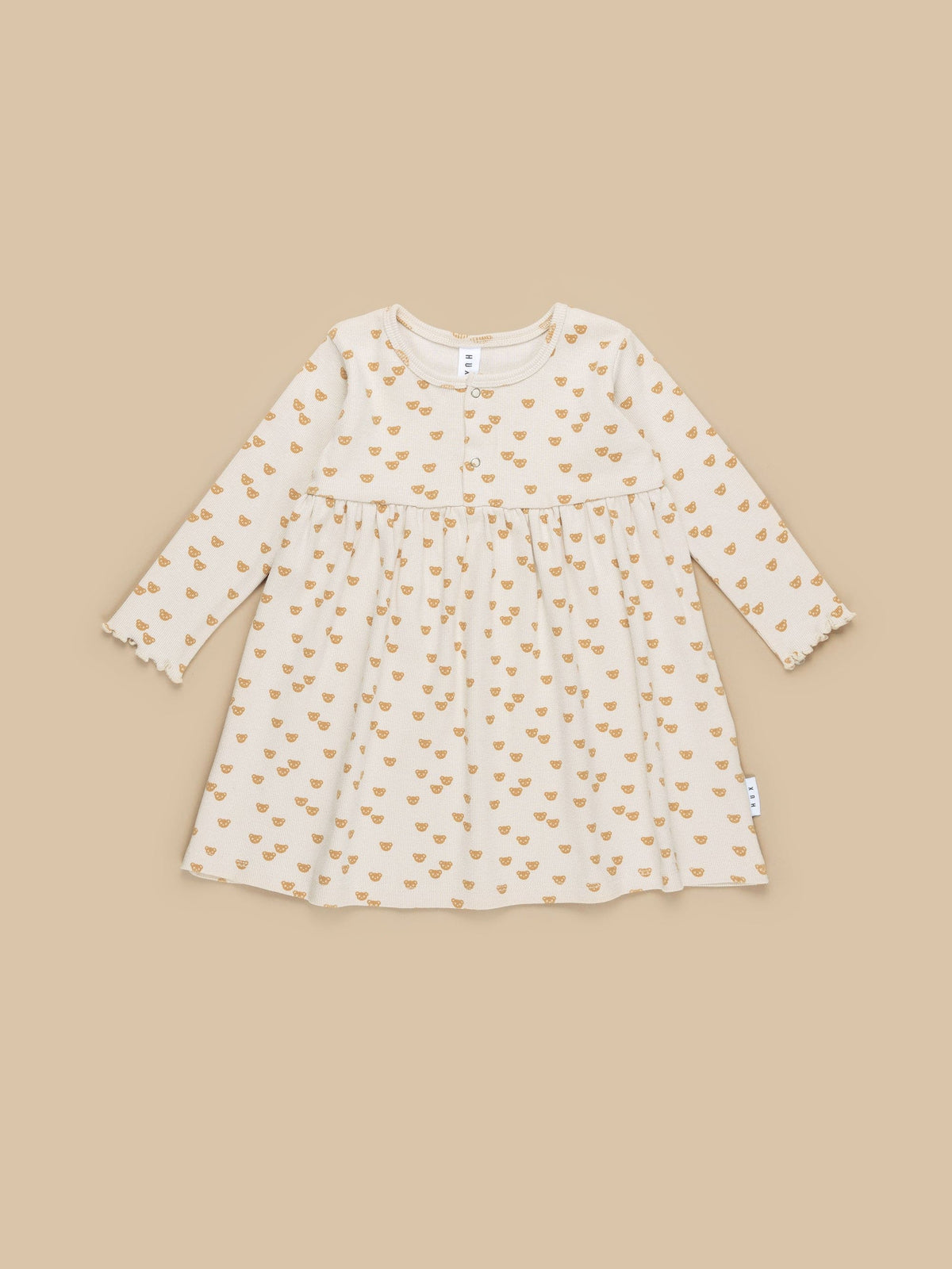 BEARY CUTE RIB DRESS