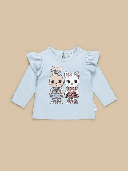 FLUFFY FRIENDS FRILL TOP