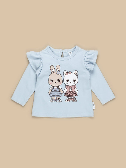 FLUFFY FRIENDS FRILL TOP