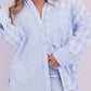Mix Checked Patchwork Long Sleeve Shirt