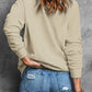 Khaki Howdy Gingerbread Man Print Long Sleeve Sweatshirt