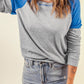 Color Block Raglan Sleeve Top