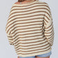 Striped Drop Shoulder Oversized Sweater