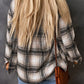 Vintage Plaid Fleece Lining Jacket