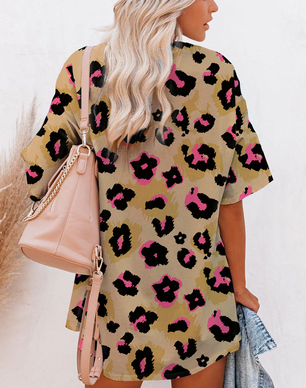 Boyfriend Leopard Print Loose T Shirt