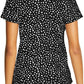 Cheetah Print O-neck Short Sleeve T Shirt