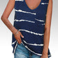 Tie-dye Stripes Tank Top