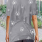 Dandelion Print Crew Neck T-shirt