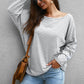 Long-sleeved striped jersey for women