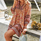 Summer bohemian casual resort style dress