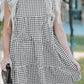 Plaid Ruffled Mini Dress