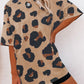 Boyfriend Leopard Print Loose T Shirt