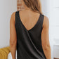 Deep V Neck Loose Tank Top