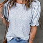 Floral Smocked Puff Sleeve Blouse