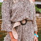 Off-the-shoulder Leopard Print Ruffle Romper