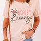 HONEY Bunny Graphic Cuffed Sleeves T-shirt