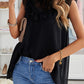 Frilled Detail Tulle Tank Top
