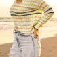 Stripe Colorblock Knit Sweater