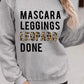 Gray Letters Graphic Loose Sweatshirt