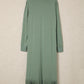 Green Fringe Knit Duster Cardigan