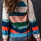 Striped Color Block Long Sleeve Top