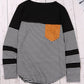 Pinstripe Patch Pocket Top