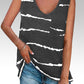 Tie-dye Stripes Tank Top