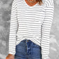 V Neck Long Sleeve Top