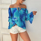 Summer strapless sexy long-sleeved shirt